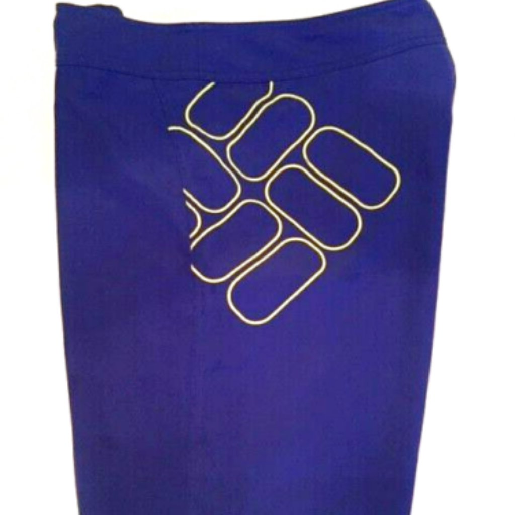 Columbia Men's Board Shorts - Size "32" Royal Blue/Neon Green (69724rb)